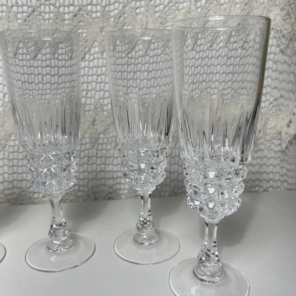 Cristal d'Arques Pompadour Champagne Flute 7